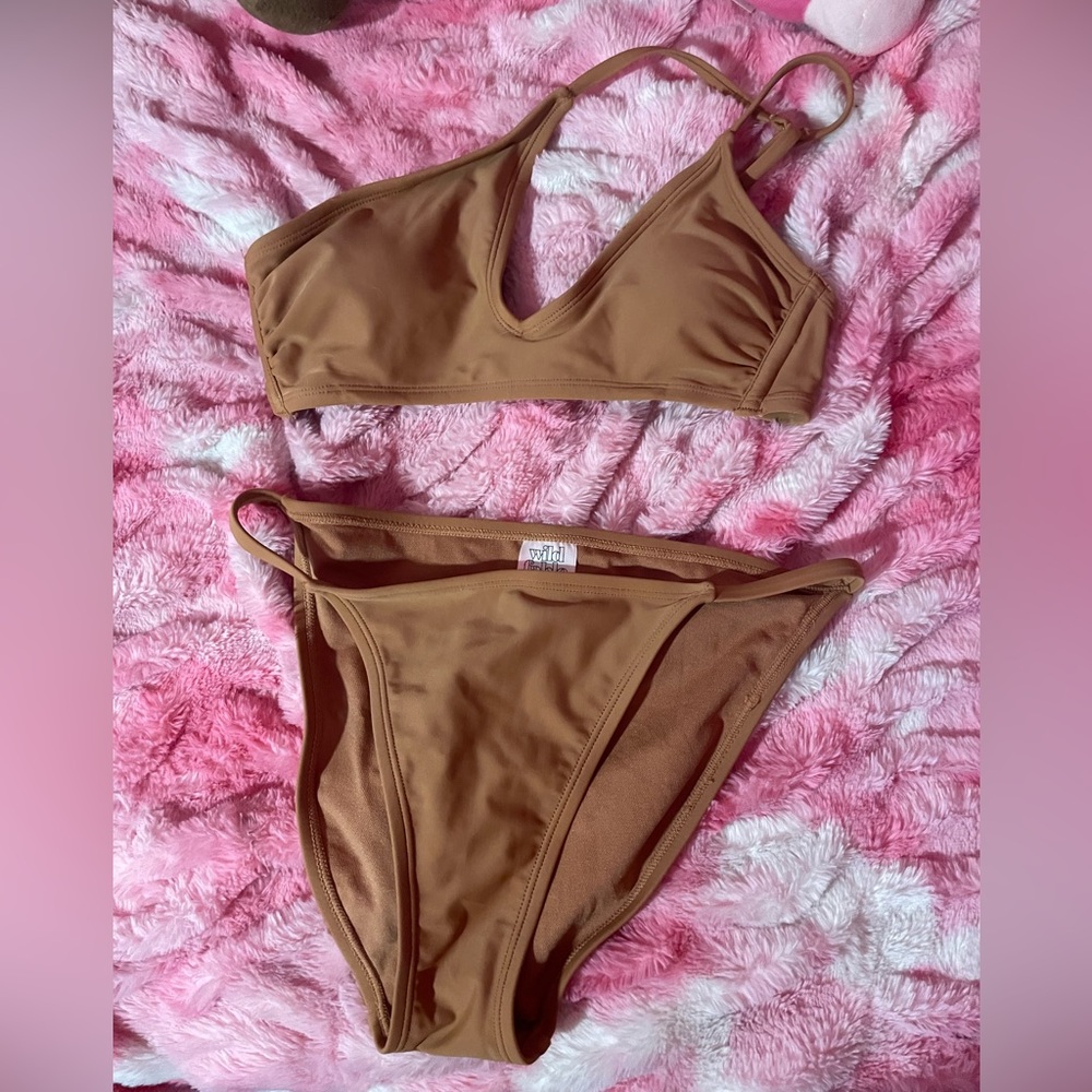 Brown/tan wild fable bikini